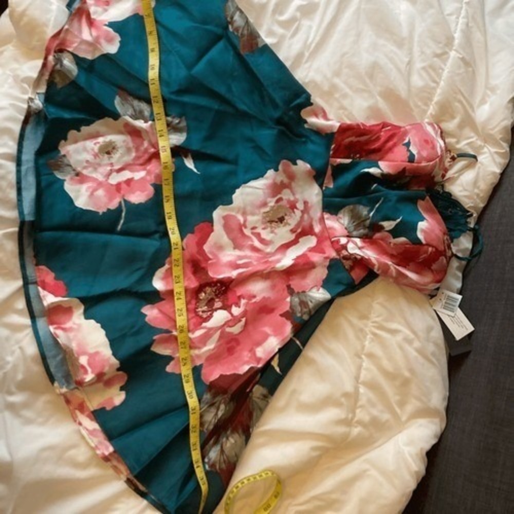 City Studio Floral Fit and Flare Cocktail‎ Party Dress Size 1 (Juniors) (M2) NWT